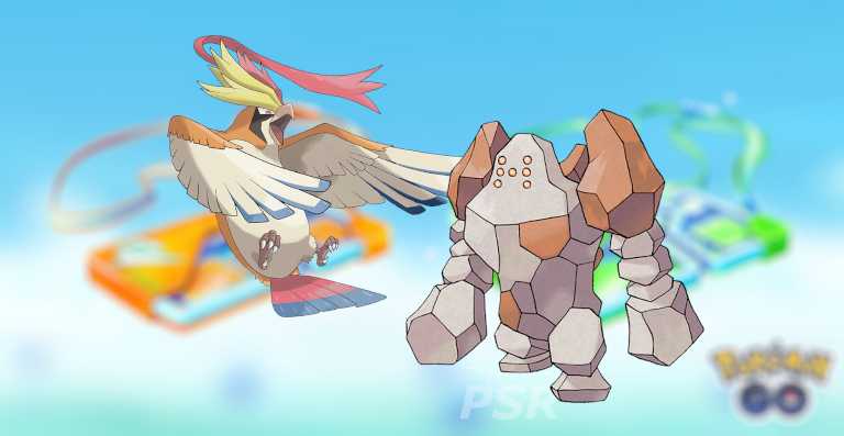 Mega Pidgeot Regirock