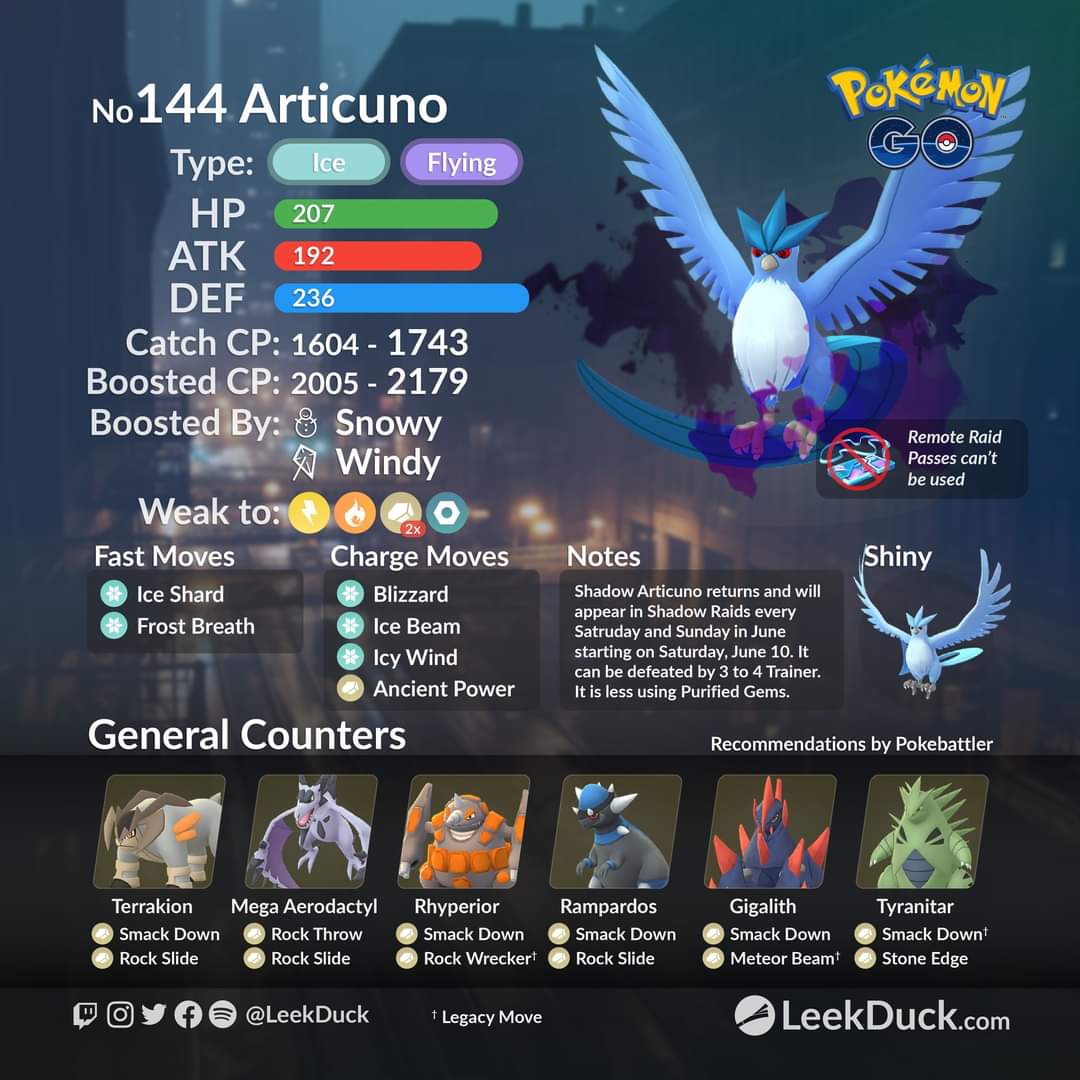 Shadow Articuno