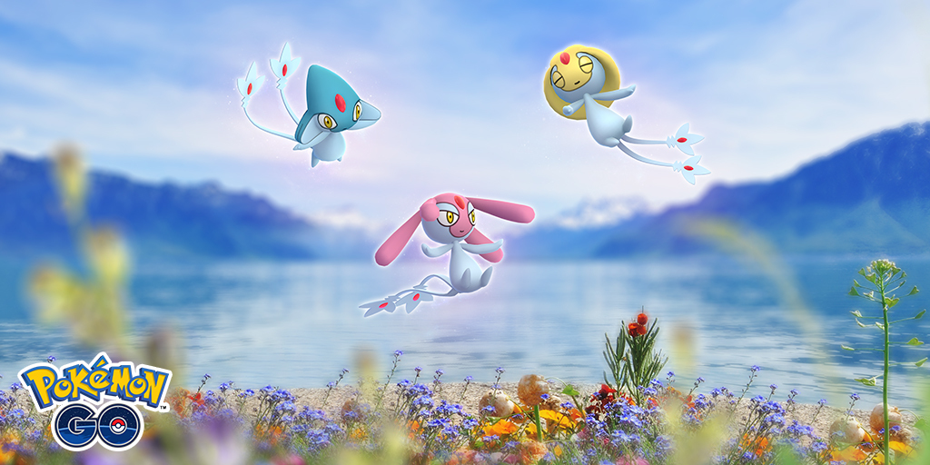 Uxie, Mesprit, Azelf