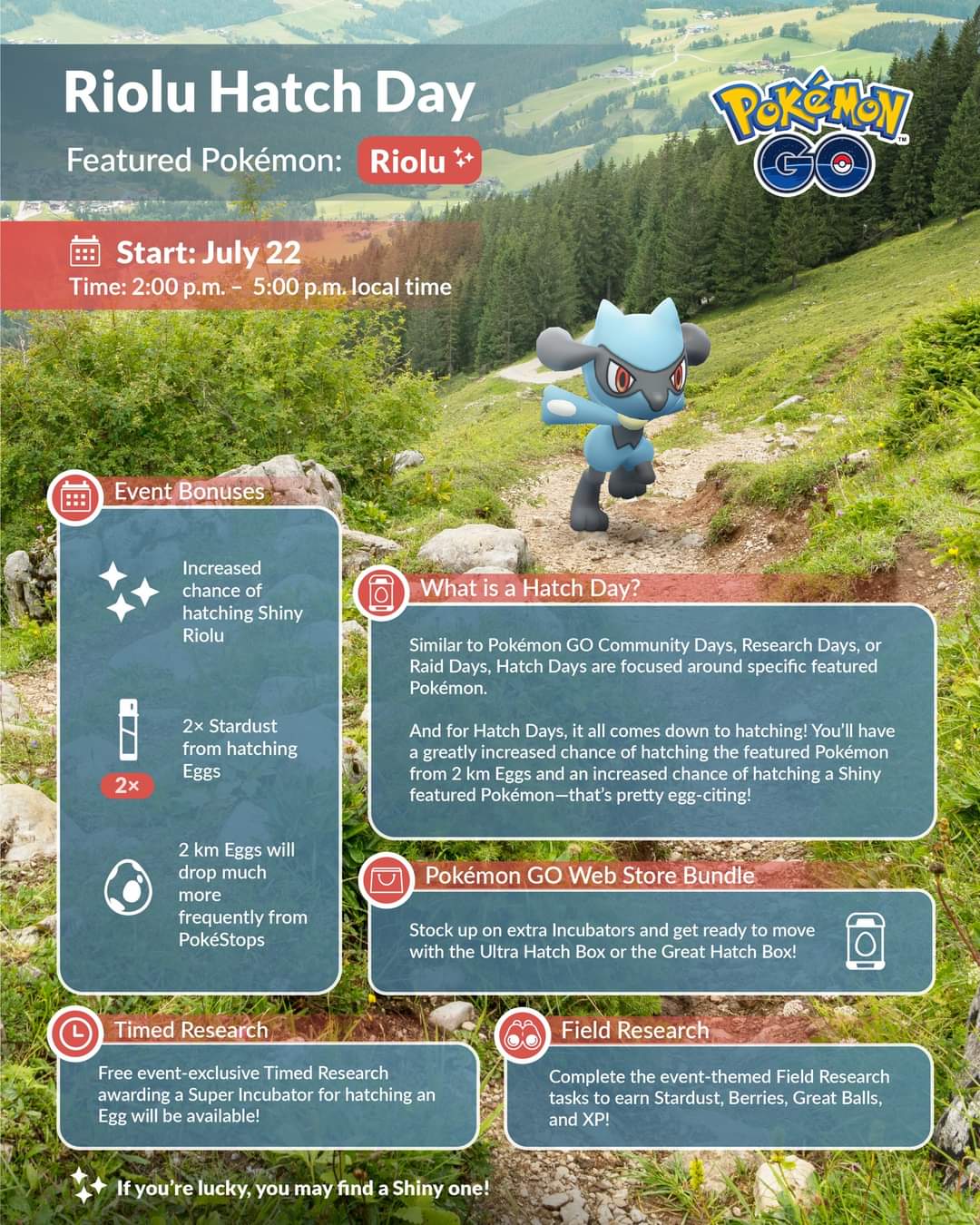 Hatch Day Riolu