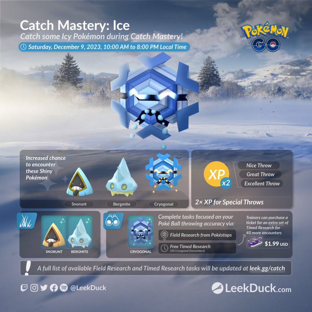 Catch Mastery Ice